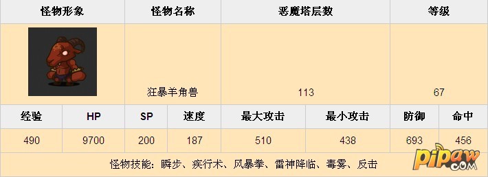 恶魔塔113层