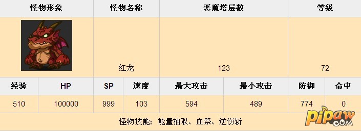 恶魔塔123层
