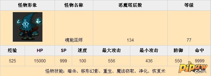恶魔塔134层